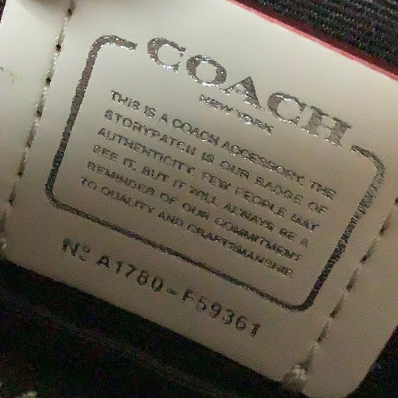 Coach Blake butterfly applique satchel in Chalk - Picture 8 of 13